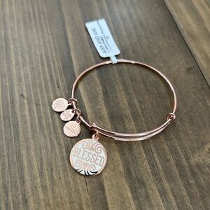 Alex and Ani rose gold Charm Bracelet